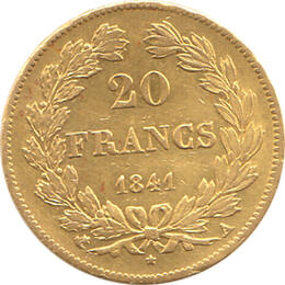 20 Franc Frankreich Louis Philippe I 1841