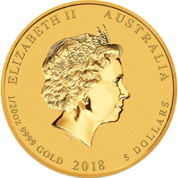 Lunar II Hund 1/20 Unze 2018