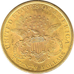 20 Dollar American Liberty Head 1871