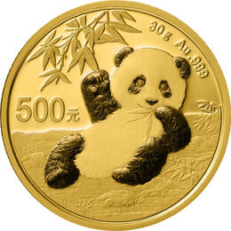 China Panda 2020 Goldpanda 500 Yuan