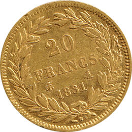 20 Franc Ludwig Philippe Goldmünze 1831