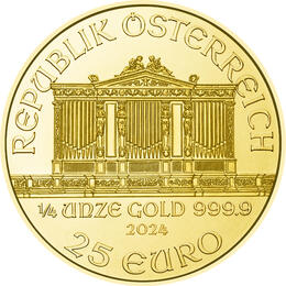 1/4 Unze Wiener Philharmoniker Gold 2024