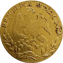 Mexiko 8 Escudos Goldmünze 1848