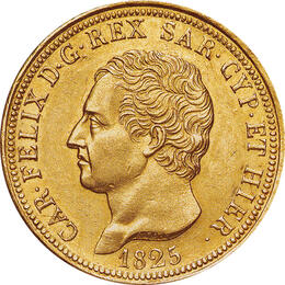 80 Lire Italien Karl Felix 1821-1831