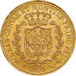 80 Lire Italien Karl Felix 1821-1831
