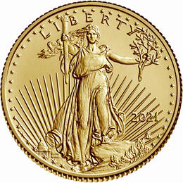 American Eagle 1/10 Unze neues Motiv
