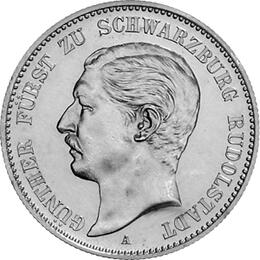 Jaeger 167 Schaumburg Rudolstadt 2 Mark Günther 1898-1901