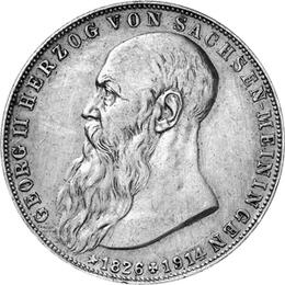 Jaeger 154 Sachsen Meiningen 2 Mark Georg II 1915