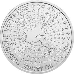 10 Euro Silber Gedenkmünze ST 2007 Römische Verträge