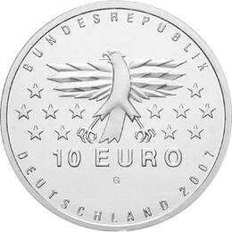 10 Euro Silber Gedenkmünze ST 2007 Saarland