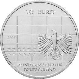 10 Euro Silber Gedenkmünze PP 2007 Bundesbank