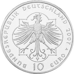 10 Euro Silber Gedenkmünze ST 2007 Elisabeth Thüringen