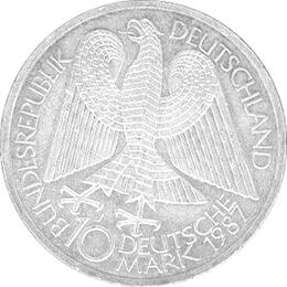 10 DM Silber Gedenkmünze 750 Jahr Feier Berlin 1987