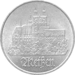 DDR 1972 5 Mark Gedenkmünze Meißen
