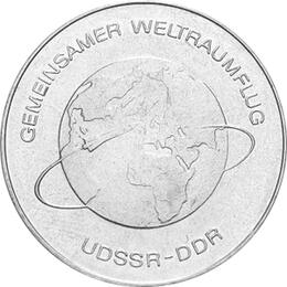 DDR 1978 10 Mark Gedenkmünze Weltraumflug