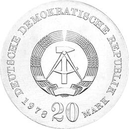 DDR 1978 20 Mark Silber Gedenkmünze Gottfried Herder
