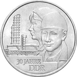 DDR 1979 20 Mark Gedenkmünze 30 Jahre DDR