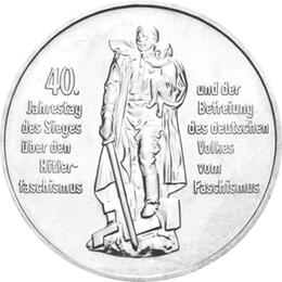 DDR 1985 10 Mark Gedenkmünze 40 Jahre Befreiung