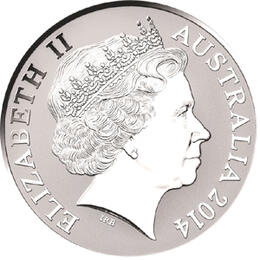 1 Unze Silber Krokodil Graham 2014 Australien Royal Mint