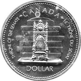 Canada Silber Gedenkmünze 1 Dollar Jegierungsjubiläum 1977