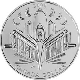 Canada Silber Gedenkmünze 1 Dollar Entdeckungen 2000