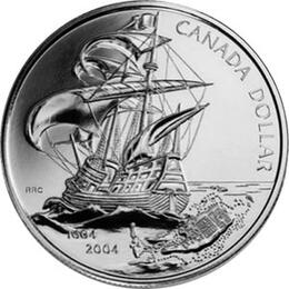 Canada Silber Gedenkmünze 1 Dollar Neue Welt 2004