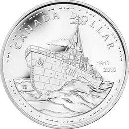 Canada Silber Gedenkmünze 1 Dollar Kanadische Marine 2010