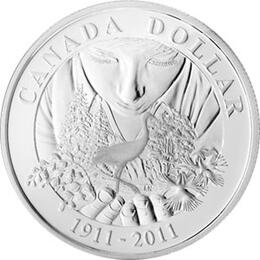 Canada Silber Gedenkmünze 1 Dollar Nationalparks 2011