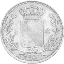 Altdeutschland Baden Ludwig Gulden 1826
