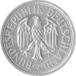 2 DM Ähren Bundesrepublik 1951