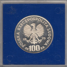 Polen 100 Zloty Silber 1977  Ignacy Jan Paderewski
