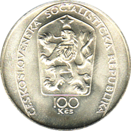 100 Korun, Tschechoslowakei, 1985, Petr Brandl