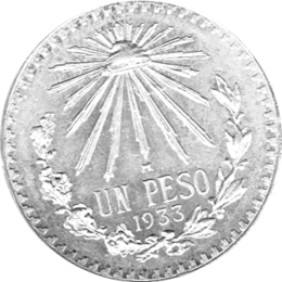 Pesos 1933 Mexico,