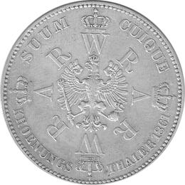 Altdeutschland Preussen Brandenburg Krönungstaler 1861