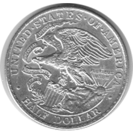 Halve Dollar 1918 Lincoln Illinois 1/2 Silber Dollar
