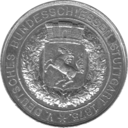 Altdeutschland Bundesschiessen Stuttgart 1875