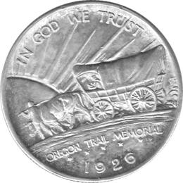 Halve Dollar 1926 Oregon 1/2 Silber Dollar