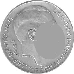 Deutsches Reich A H Medaille 1938
