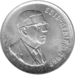 Südafrika 1 Rand President Dönges