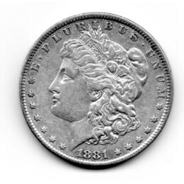 American Silber Morgan Dollar USA historische Silbermünze