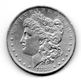American Silber Morgan Dollar USA historische Silbermünze