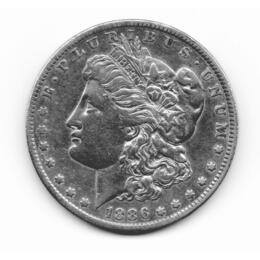 American Silber Morgan Dollar USA historische Silbermünze