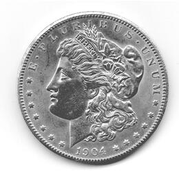 American Silber Morgan Dollar USA historische Silbermünze