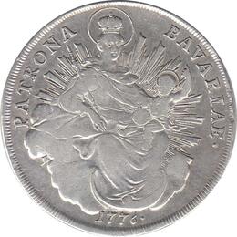 Bayern Madonnentaler 1776 Maximilian III Joseph