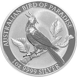 Australian Birds of Paradise Silber 1 Unze 2019 Manucodia 