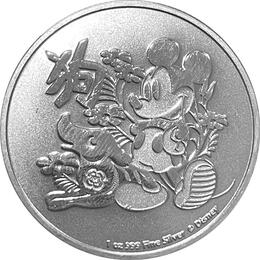 Disney Silbermünzen Mickey Mouse 1 Unze 2018