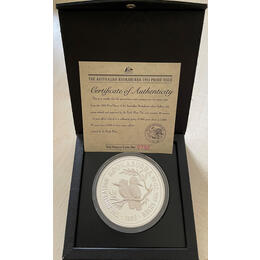 Kookaburra 10 Unzen PP Silbermünze Proof Perth Mint 1993