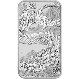 Drache Rectangle Silberbarren 2023