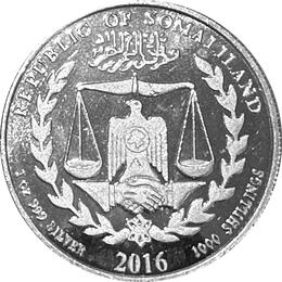 Somaliland Lunar Affe 2016