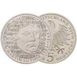 1983 5 DM Martin Luther